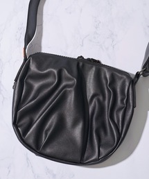 【UNIVERSAL OVERALL】ECO LEATHER HOBO SHOULDER BAG / エコレザーショルダーバッグ