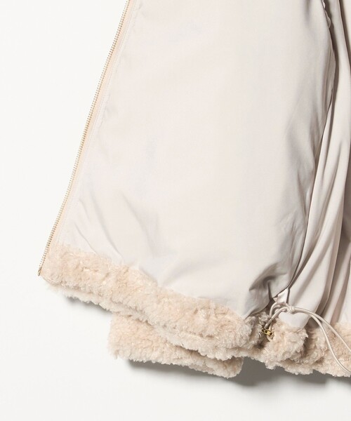 green label relaxing(グリーンレーベルリラクシング)の「ボア スタンドカラー ブルゾン(ブルゾン・レディース・ダークグレー/ベージュ/その他1・FREE)」の14枚目の写真