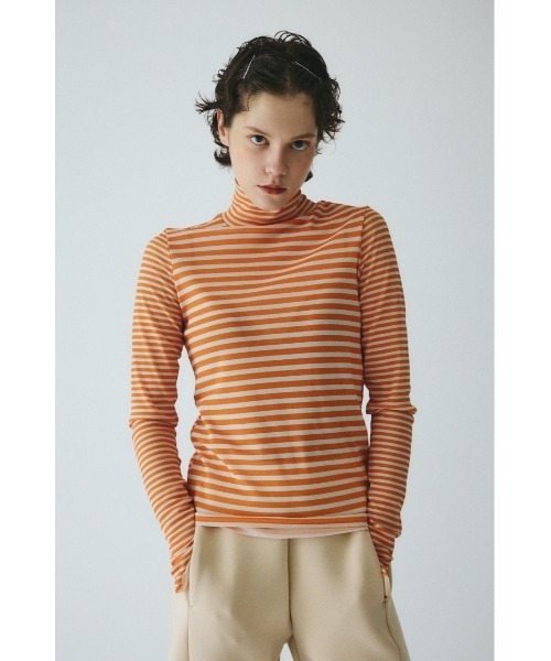 High neck mesh inner tops ハイネックメッシュインナートップス