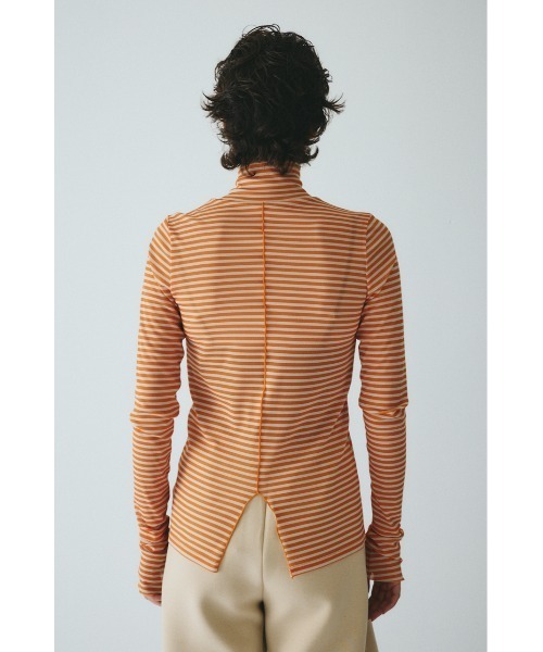 HeRIN.CYE(ヘリンドットサイ)の「High neck mesh inner tops ハイネックメッシュインナートップス(Tシャツ/カットソー・レディース・ブラック系その他/グリーン系その他/オレンジ系その他・FREE)」の9枚目の写真