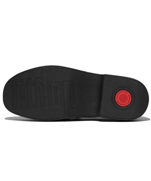 fitflop（フィットフロップ）の「F-LUMA STITCH TUMBLED-LEATHER PENNY LOAFERS / F-LUMA ステッチ タンブルドレザー ペニー ローファー（ローファー・レディース・ブラック・23cm/24cm/25cm/22cm）」の9枚目の写真