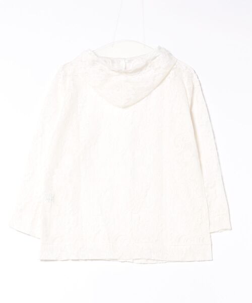 VIBGYOR(ヴィブジョー)の「【LAMPOON】レースジップパーカー(パーカー・レディース・ホワイト・MEDIUM/SMALL/LARGE)」の6枚目の写真