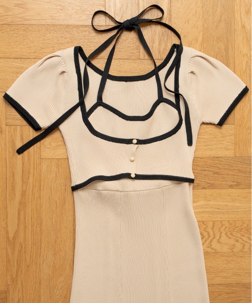 セール】リボンマーメイドワンピース（ワンピース）｜miacharme