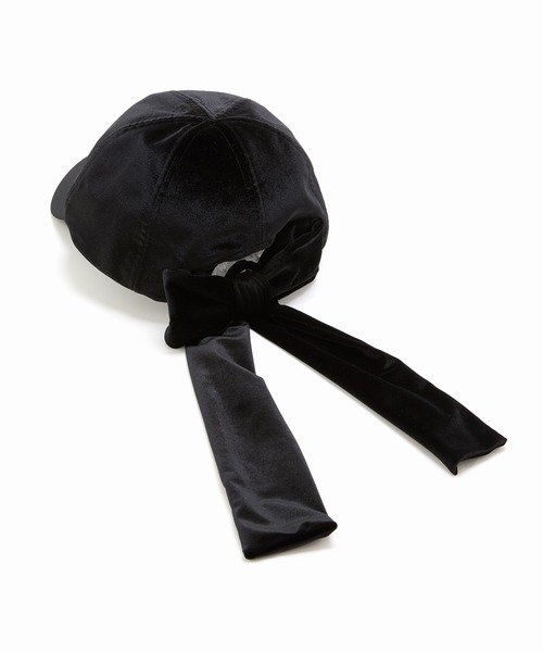 Casselini（キャセリーニ）の「Casselini(キャセリーニ)リボンキャップ（キャップ・レディース・ブラック/ベージュ/ブルー・FREE）」の21枚目の写真