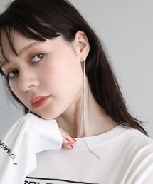 Green　Parks | ・HALF TIME 2wayロングチェーンピアス(ピアス（両耳用）)