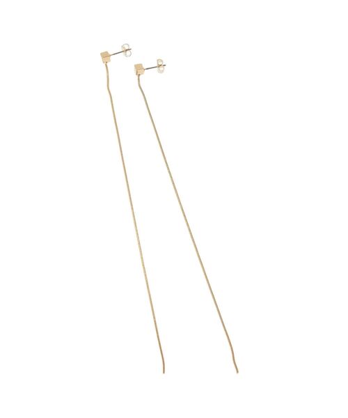 Green　Parks（グリーンパークス）の「・HALF TIME 2wayロングチェーンピアス（ピアス（両耳用）・レディース・シルバー/ゴールド・FREE）」の9枚目の写真