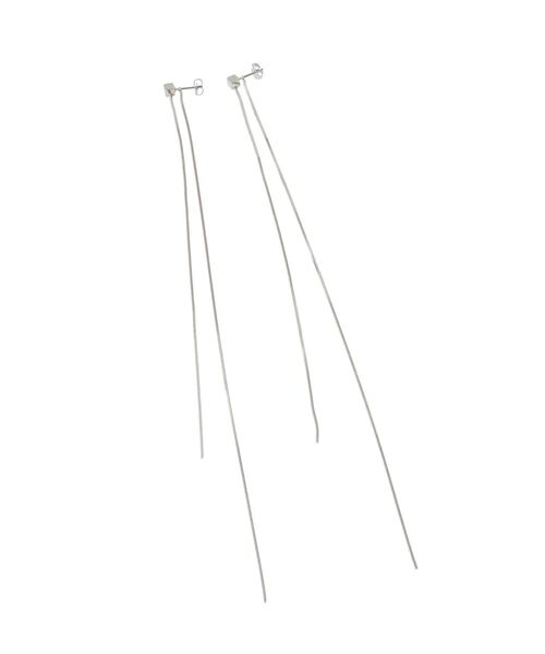 Green　Parks（グリーンパークス）の「・HALF TIME 2wayロングチェーンピアス（ピアス（両耳用）・レディース・シルバー/ゴールド・FREE）」の13枚目の写真