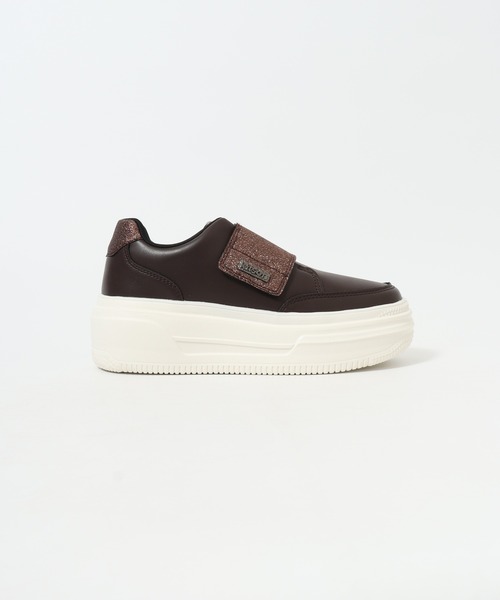 kitson(キットソン)の「KITSON キットソン 厚底 ウェッジソール 軽量 ベルクロ ローカットスリッポン スニーカー(スリッポン・レディース・ブラック/ホワイト/ブラウン・24.5cm/24cm/23.5cm/23cm)」の10枚目の写真