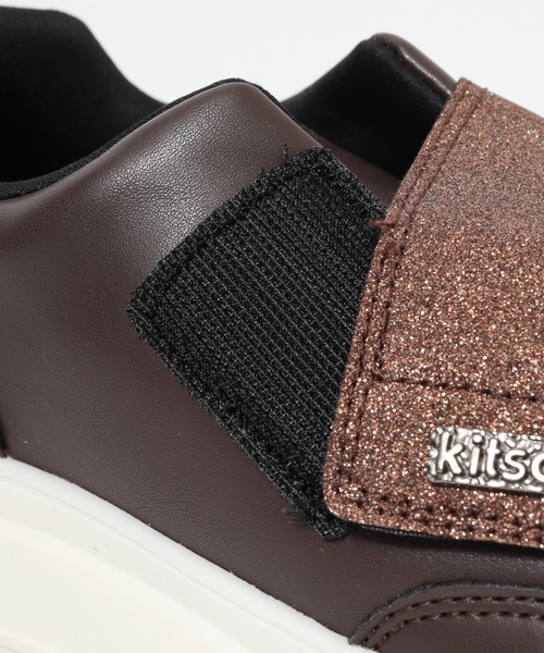 kitson(キットソン)の「KITSON キットソン 厚底 ウェッジソール 軽量 ベルクロ ローカットスリッポン スニーカー(スリッポン・レディース・ブラック/ホワイト/ブラウン・24.5cm/24cm/23.5cm/23cm)」の12枚目の写真