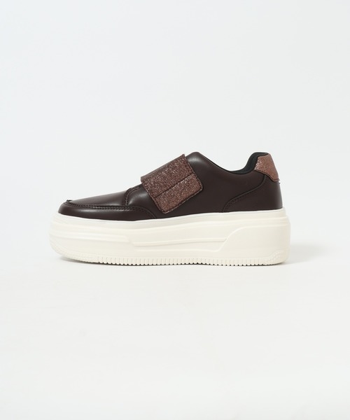 kitson(キットソン)の「KITSON キットソン 厚底 ウェッジソール 軽量 ベルクロ ローカットスリッポン スニーカー(スリッポン・レディース・ブラック/ホワイト/ブラウン・24.5cm/24cm/23.5cm/23cm)」の13枚目の写真