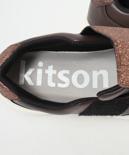 kitson(キットソン)の「KITSON キットソン 厚底 ウェッジソール 軽量 ベルクロ ローカットスリッポン スニーカー(スリッポン・レディース・ブラック/ホワイト/ブラウン・24.5cm/24cm/23.5cm/23cm)」の16枚目の写真
