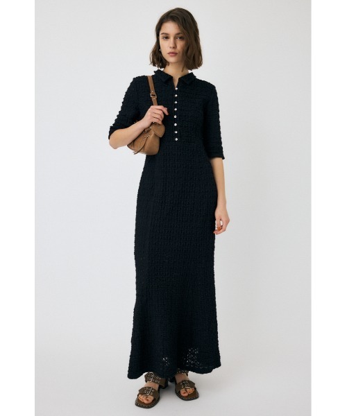 もも　MOUSSY MERMAID ドレス MOUSSY MERMAID LACE ドレス BLU -ファッション通販 FASHION WALKER