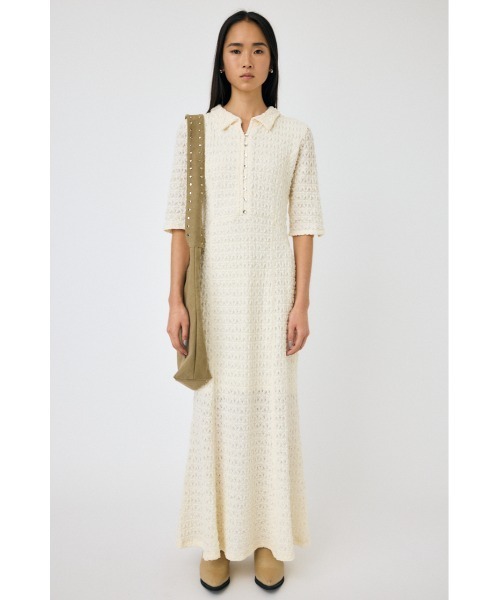 【新品タグ付き】MOUSSY MERMAID LACE ドレス マーメイド　半袖 新色・再入荷】MERMAID H/S LACE ドレス（ワンピース）｜MOUSSY