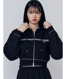 EMODA | ラインニットフーディー(ニット/セーター)