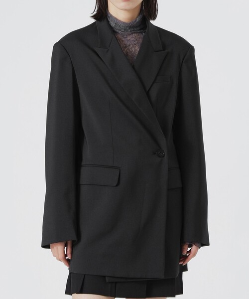 LOVELESS（ラブレス）の「セミダブルオーバージャケット（テーラードジャケット・レディース・ダークネイビー/ベージュ系その他5・36/34）」の17枚目の写真