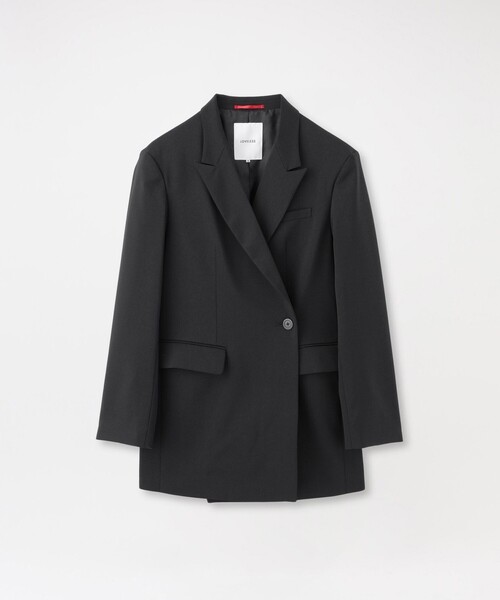 LOVELESS（ラブレス）の「セミダブルオーバージャケット（テーラードジャケット・レディース・ダークネイビー/ベージュ系その他5・36/34）」の13枚目の写真