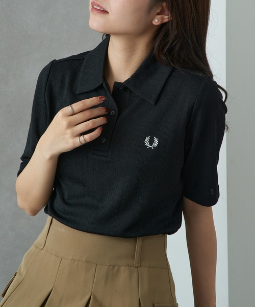 FRED PERRY】SHEER RIB POLO SHIRT G2168（ポロシャツ）｜FRED PERRY