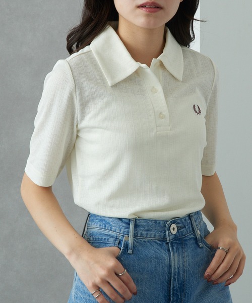 FRED PERRY（フレッドペリー）の「【FRED PERRY】SHEER RIB POLO SHIRT