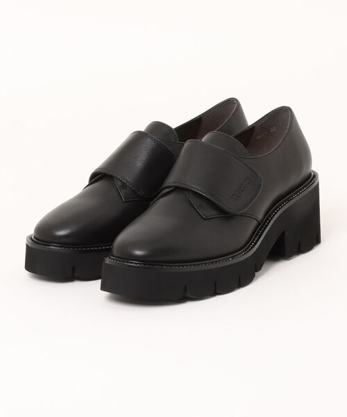 MACKINTOSH PHILOSOPHY(マッキントッシュ フィロソフィー)の「厚底ベルクロストラップシューズ(スリッポン・レディース・ブラック/ブロンズ・22.5cm/23.0cm/23.5cm/24.0cm/24.5cm/22.0cm)」の2枚目の写真