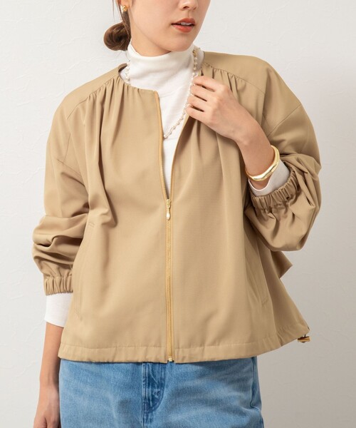 セール】ウォッシャブルジップアップブルゾン（ブルゾン）｜NOLLEY'S