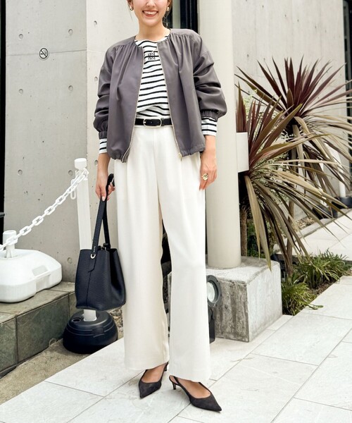 セール】ウォッシャブルジップアップブルゾン（ブルゾン）｜NOLLEY'S