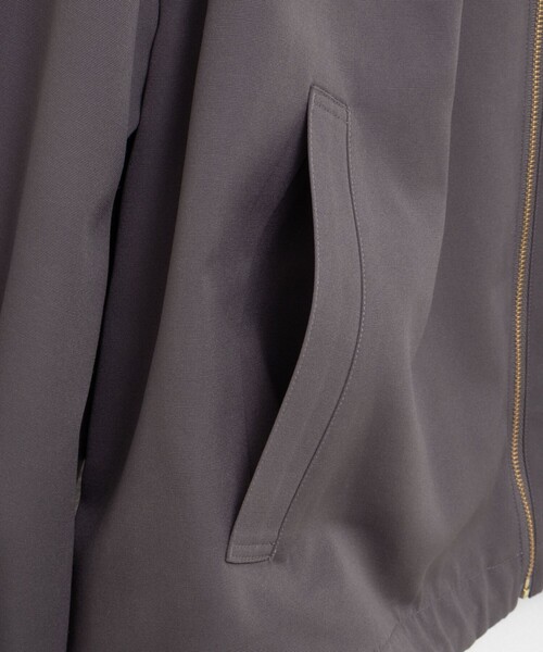 NOLLEY’S(ノーリーズ)の「ウォッシャブルジップアップブルゾン(ブルゾン・レディース・ブラック/チャコールグレー/ベージュ・38)」の12枚目の写真