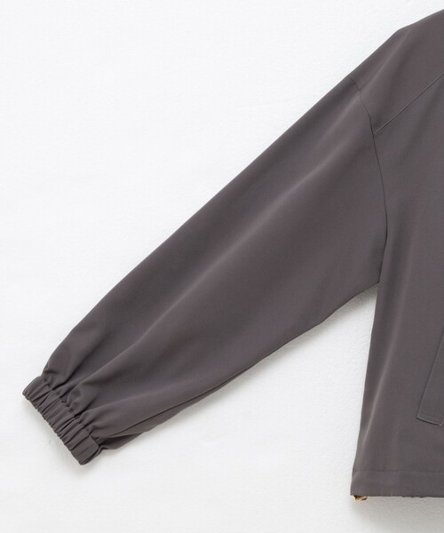 NOLLEY’S(ノーリーズ)の「ウォッシャブルジップアップブルゾン(ブルゾン・レディース・ブラック/チャコールグレー/ベージュ・38)」の18枚目の写真