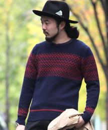 JOURNAL STANDARD | ジャガード雪柄クルーネックニット#(ニット/セーター)