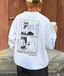 CIAOPANIC TYPY | 【ユニセックス】DOGS刺繍ロゴプリントスウェット(スウェット)