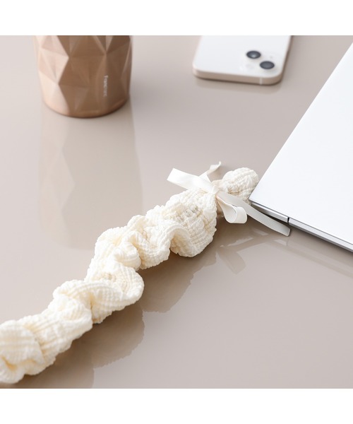 Francfranc（フランフラン）の「コードジュエリー オーガンジー アイボリー（ステーショナリー・レディース・アイボリー・FREE）」の4枚目の写真