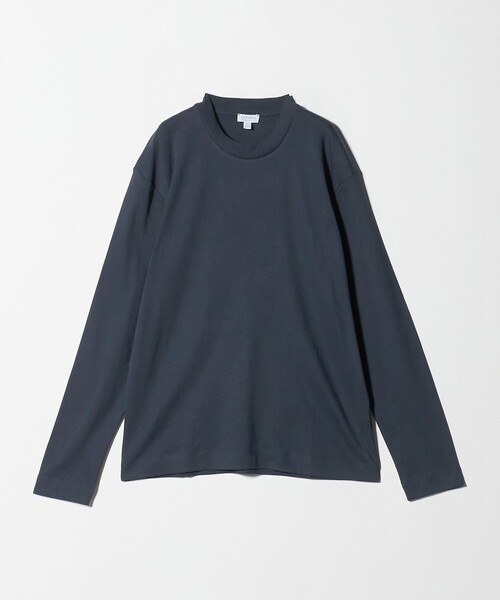 SUNSPEL(サンスペル)の「<SUNSPEL>ヘビーウェイト ロングスリーブTシャツ(Tシャツ/カットソー・メンズ・ホワイト/ダークブラウン/ネイビー・M/XL/L)」の3枚目の写真