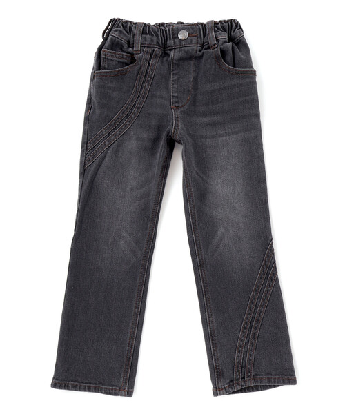 WASK（ワスク）の「ウェーブラインストレッチデニムパンツ(100~160cm)（デニムパンツ・キッズ・ネイビー/ブラック・140cm/160cm/150cm/130cm）」の8枚目の写真