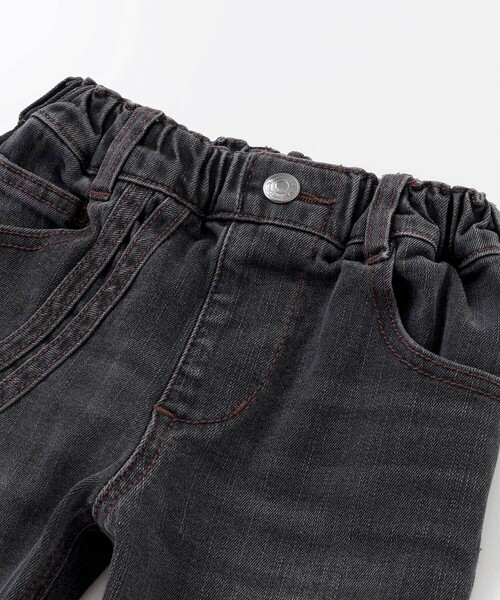 WASK（ワスク）の「ウェーブラインストレッチデニムパンツ(100~160cm)（デニムパンツ・キッズ・ネイビー/ブラック・140cm/160cm/150cm/130cm）」の10枚目の写真