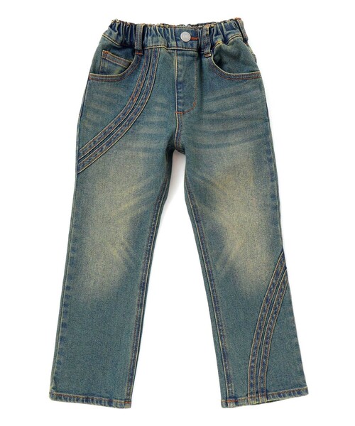 WASK（ワスク）の「ウェーブラインストレッチデニムパンツ(100~160cm)（デニムパンツ・キッズ・ネイビー/ブラック・140cm/160cm/150cm/130cm）」の17枚目の写真
