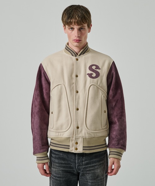 SUGARHILL】LEATHER STUDIUM JACKET（ブルゾン）｜SUGARHILL（シュガー