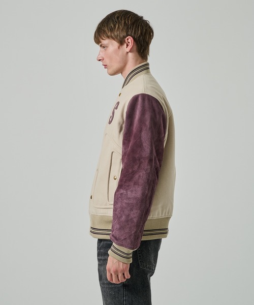 セール】【SUGARHILL】LEATHER STUDIUM JACKET（ブルゾン）｜SUGARHILL