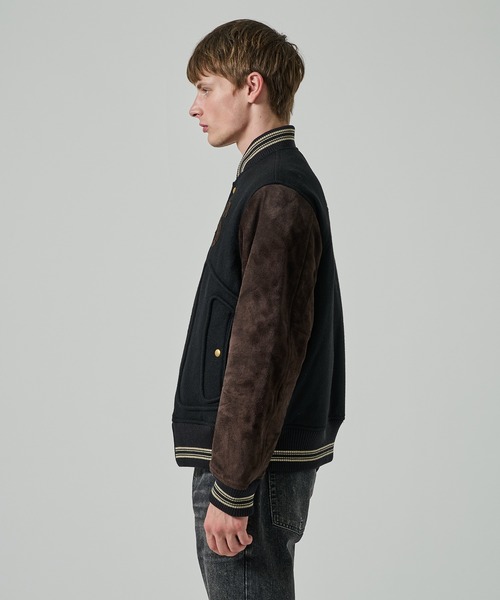 SUGARHILL】LEATHER STUDIUM JACKET（ブルゾン）｜SUGARHILL（シュガー