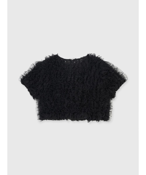 EIMY ISTOIRE（エイミーイストワール）の「チュールフリルﾄトップス（その他トップス・レディース・ブラック/ホワイト/ピンク・F）」の2枚目の写真