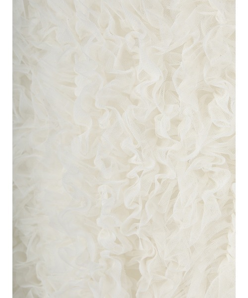 EIMY ISTOIRE（エイミーイストワール）の「チュールフリルﾄトップス（その他トップス・レディース・ブラック/ホワイト/ピンク・F）」の4枚目の写真