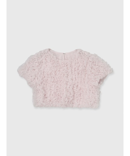 EIMY ISTOIRE（エイミーイストワール）の「チュールフリルﾄトップス（その他トップス・レディース・ブラック/ホワイト/ピンク・F）」の9枚目の写真