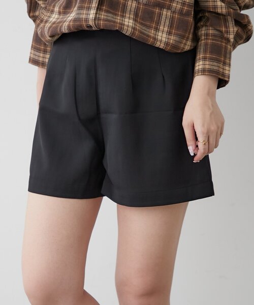 continuer de NICE CLAUP(コンティニューデナイスクラップ)の「ハイウエストショートパンツ(その他パンツ・レディース・ブラック/ブラウン/ベージュ・FREE)」の15枚目の写真