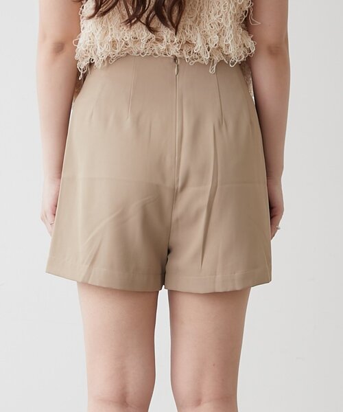 continuer de NICE CLAUP(コンティニューデナイスクラップ)の「ハイウエストショートパンツ(その他パンツ・レディース・ブラック/ブラウン/ベージュ・FREE)」の11枚目の写真