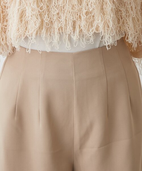 continuer de NICE CLAUP(コンティニューデナイスクラップ)の「ハイウエストショートパンツ(その他パンツ・レディース・ブラック/ブラウン/ベージュ・FREE)」の13枚目の写真