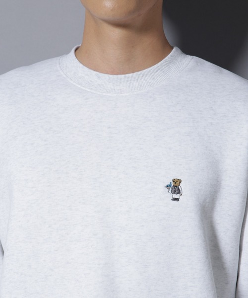 NANO universe（ナノユニバース）の「ナノベア　裏起毛スウェット レストラン（スウェット・メンズ・その他1/その他2/その他4/その他3・S/M/L）」の5枚目の写真