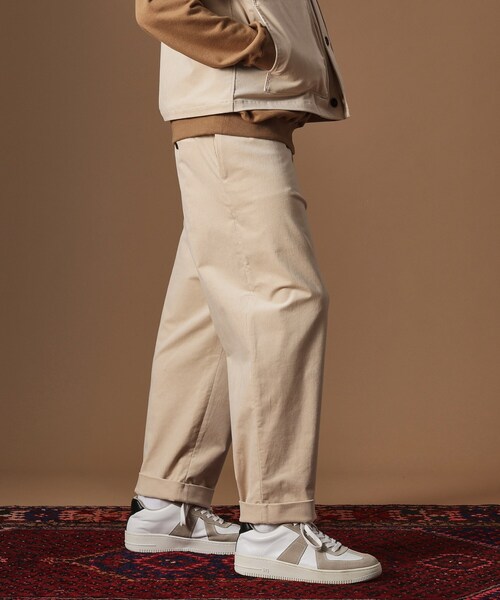 40ｃｔ＆525（フォーティーカラッツアンドゴーニーゴ）の「【Sサイズ～】コーデュロイペグトップパンツ（その他パンツ・メンズ・アイボリー/ブラック・01/02/03）」の12枚目の写真
