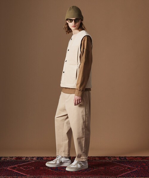 40ｃｔ＆525（フォーティーカラッツアンドゴーニーゴ）の「【Sサイズ～】コーデュロイペグトップパンツ（その他パンツ・メンズ・アイボリー/ブラック・01/02/03）」の10枚目の写真