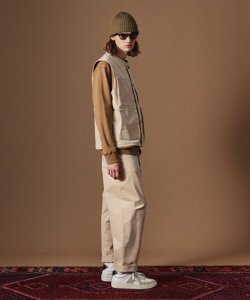 40ｃｔ＆525（フォーティーカラッツアンドゴーニーゴ）の「【Sサイズ～】コーデュロイペグトップパンツ（その他パンツ・メンズ・アイボリー/ブラック・01/02/03）」の14枚目の写真