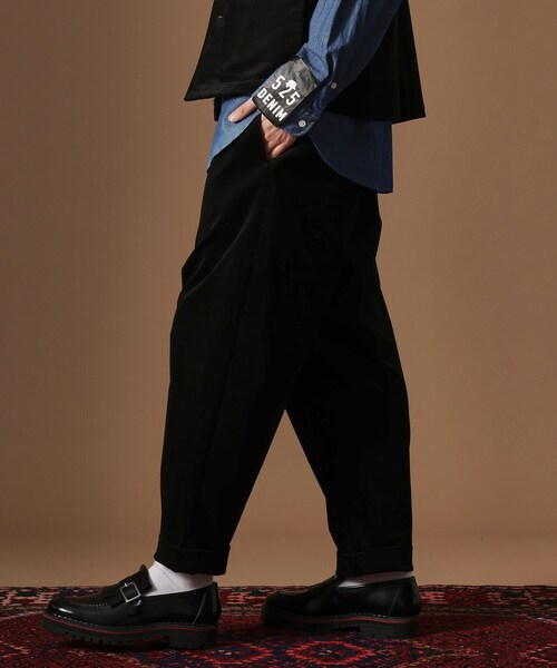 40ｃｔ＆525（フォーティーカラッツアンドゴーニーゴ）の「【Sサイズ～】コーデュロイペグトップパンツ（その他パンツ・メンズ・アイボリー/ブラック・01/02/03）」の18枚目の写真