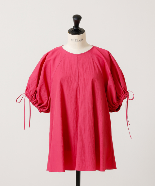 DESIGNWORKS(デザインワークス)の「リボンスリーブブラウス(シャツ/ブラウス・レディース・オフホワイト/ローズ/ブラック・38)」の18枚目の写真