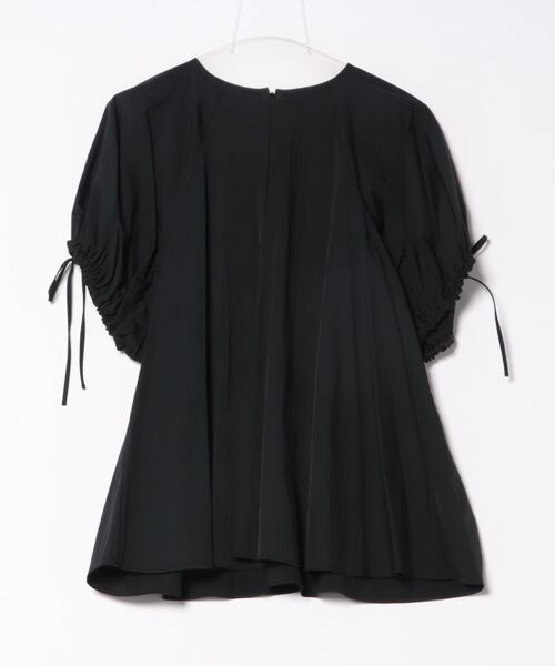 DESIGNWORKS(デザインワークス)の「リボンスリーブブラウス(シャツ/ブラウス・レディース・オフホワイト/ローズ/ブラック・38)」の5枚目の写真